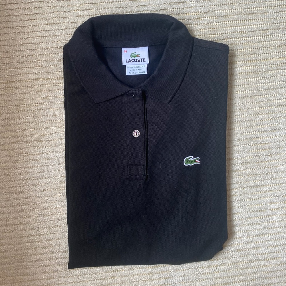 Black Women's Lacoste Polo Shirt